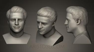 Busts and bas-reliefs of famous people (BUSTC_0291) 3D model for CNC machine